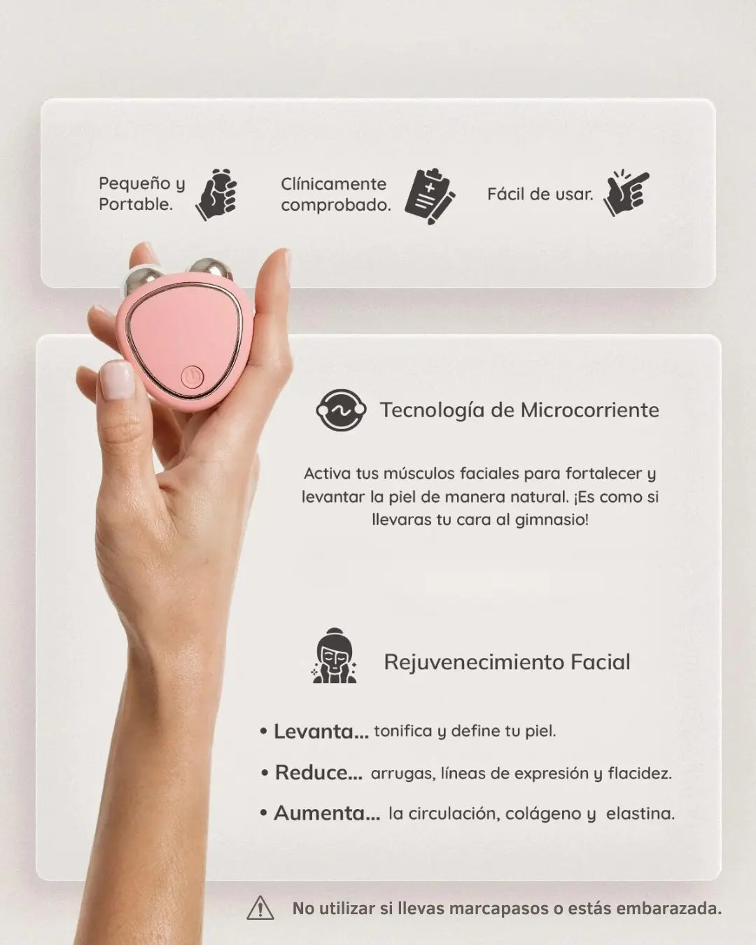 Care - Dispositivo Microcorriente Facial